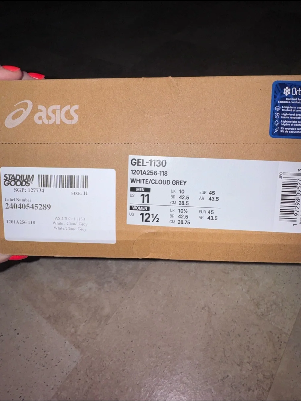 ASICS Gel 1130 - White / Cloud Grey